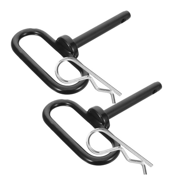 FRCOLOR 2pcs Trailer Gate Pin 1/2 Inch Trailer Hitch Pin With Clip Adjustable Stainless Steel Hitch Pin For Tow Hitch For Secure Towing Hauling