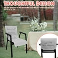 thumbnail image 5 of Reserved Memorial Wedding Chair Sign Save a Seat​ for Someone in Heaven Easily Foldable for Wedding Ceremonies Loving Memory, 5 of 10