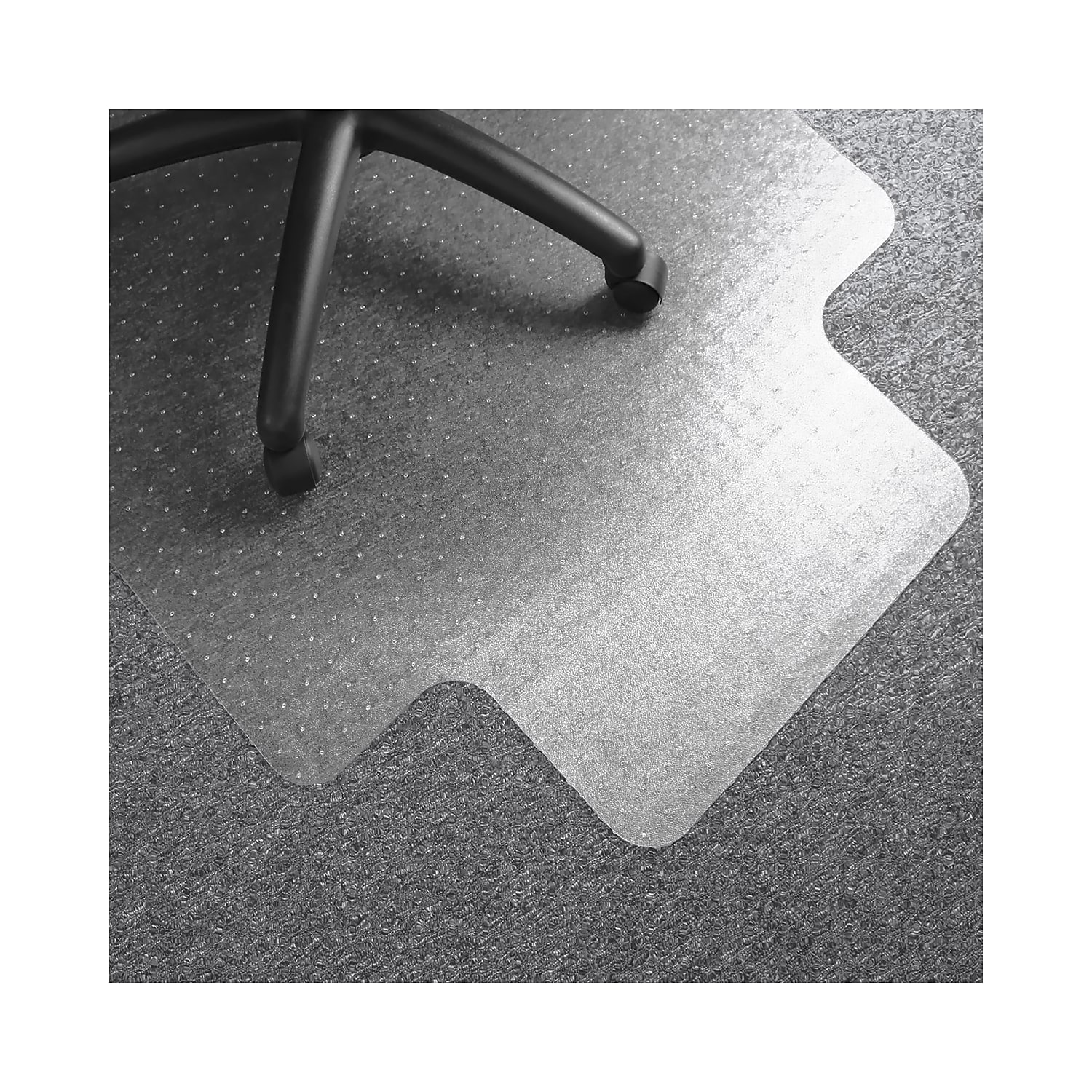 Advantagemat® Vinyl Lipped Chair Mat for Carpets up to 3/8" - 45" x 53" - image 4 of 12
