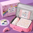 thumbnail image 2 of Bento Lunch Box with 4 Compartments, Insulated lunch Bag, 14oz Stainless Steel Water Bottle, Ice Pack, Utensils Set (Rainbow), 2 of 9