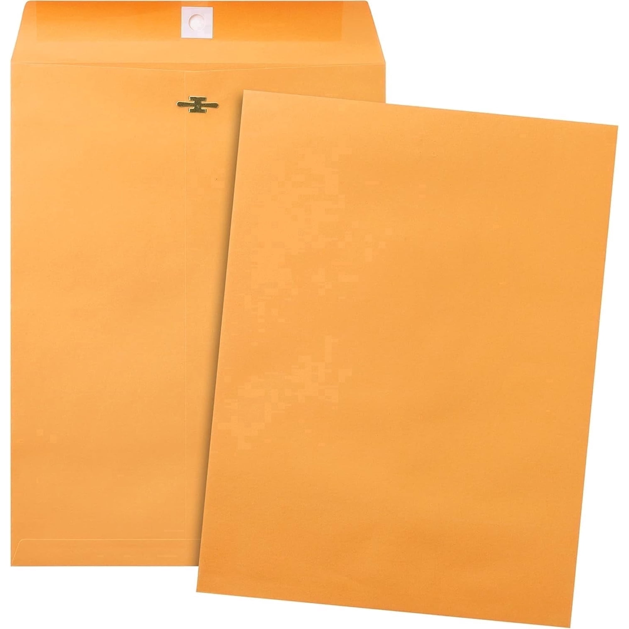 Clasp Envelopes 9x12, 15 Pack Clasp Closures for Storing or Mailing, Brown Kraft Manilla Envelopes with Clasp Closure for Business, Legal, Office, Home and School