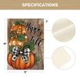 thumbnail image 3 of Sm:)e Happy Pumpkin Fall Garden Flag 12 x 18 Inch, Double-Sided Printing, Seasonal Farmhouse Yard Outdoor Decor, 3 of 8