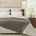 thumbnail image 6 of EVERGRACE Soft Chenille Throw Blanket for Couch, Cozy Plush Fuzzy Decorative Chenille Knit Throw Blanket with Tassels, Lightweight Blanket and Throws for Bed Sofa Gift Home Decor, Taupe 60"x80", 6 of 8