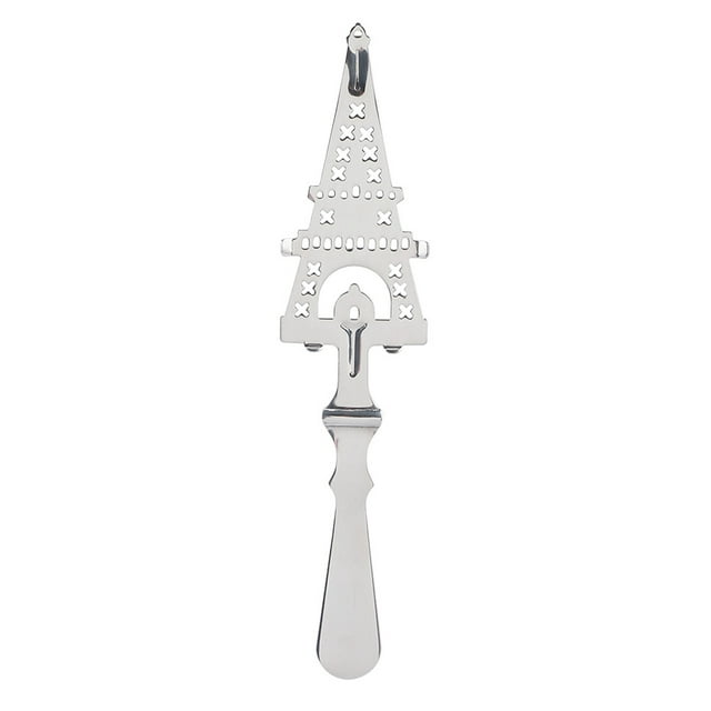 Cuillère à Armoise Nimomo Durable en Acier Inoxydable 304 Design Unique Verre à Cocktail Filtre à Boire Cuillère à Armoise (#2)