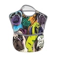 thumbnail image 2 of Susaid Colorful Pug Print Bibs for Babies Toddlers Adjustable Waterproof Free Soft Durable Bibs for eating with Large Pocket Food Catcher, 2 of 8