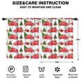 thumbnail image 2 of Blackout Kids Curtains,Red Christmas Car Pattern Childrens Insulated Curtains Set Of 2,Bedroom Essentials,Toddler Room Decor 52"x63", 2 of 5