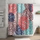 thumbnail image 4 of Cortina de ducha myvepuop de 70 x 70 pulgadas con 12 ganchos de plástico, impermeable, para baño, resistente, lavable a máquina, secado rápido, color rosa, talla única, 4 of 8