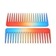 thumbnail image 4 of Peine de dientes anchos, peine de dientes anchos de 3 piezas, peines anchos para mujeres, peine para el cabello diseñado para precisión, 4 of 12
