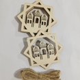 thumbnail image 4 of Decoración del dormitorio del dormitorio de carpintería inacabada con 10 colgantes de Eid Al - Fitr, 4 of 5