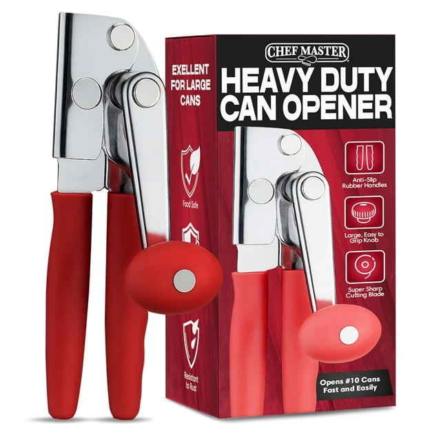 Abrelatas Chef Master Commercial de acero inoxidable de alta resistencia