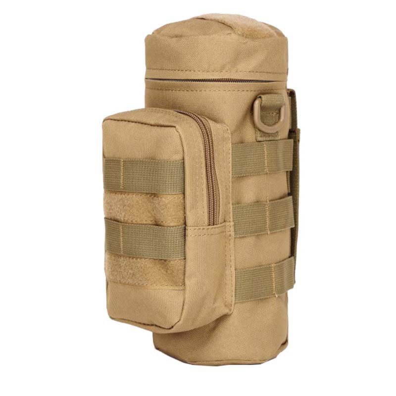 Outdoor Tactical Military Molle System Water Bottle Bag Kettle Pouch Holder Bag 