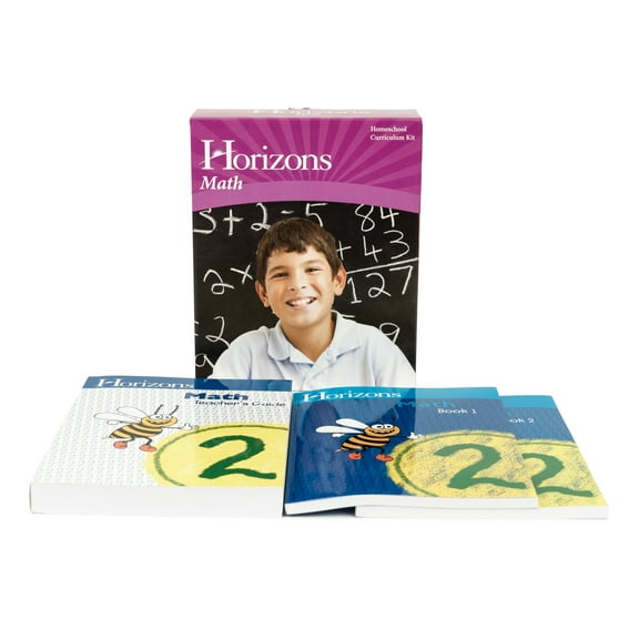 Horizons 2nd Grade Math Box Set By Alpha Omega Publications (Paperback)