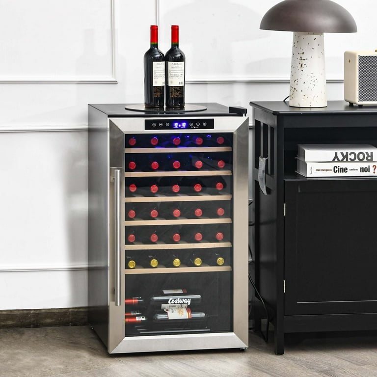 Costway 20 Inch Freestanding Beverage Fridge Refrigerator
