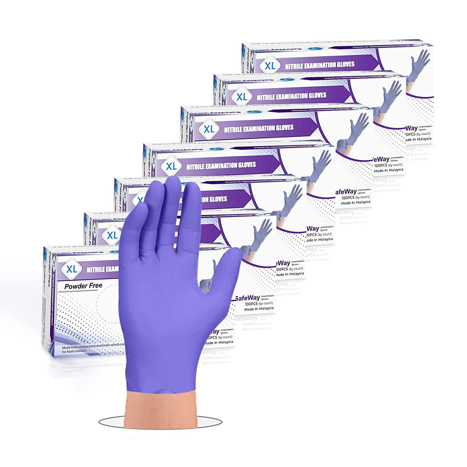 SafeWay Premium Nitrile Disposable Exam Gloves, XLarge, 700/Box