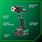Metabo HPT 18V Cordless Hammer Drill Kit, DV18DEX