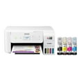 thumbnail image 1 of Epson EcoTank ET-2800 All-in-One Supertank Printer - Imprimante Multifonction - Couleur - Jet d'Encre - Rechargeable - 8,5 Po x 11,7 Po (original) - A4/Legal (Supports) - jusqu'à 7,7 ppm (Copie) - jusqu'à 10 ppm (Impression) - 100 Feuilles - USB 2.0, Wi-Fi(n) - Blanc, 1 of 10