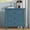 Blue, variant on EUROCO 28’’ Oversized Nightstand, Bedside Dresser End Table with 3 Drawers, Rubber Wood Legs, Ball Slide Bar Drawer Glide and Solid Frame for Living Room Bedroom Entryway, Blue