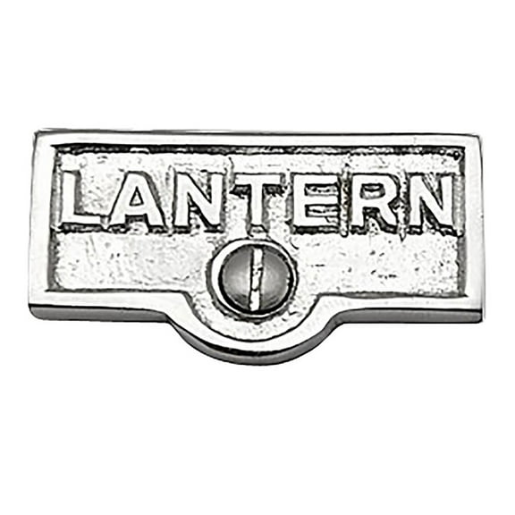 Switch Plate Tags LANTERN Name Signs Labels Chrome Brass Traditional Engraved Wall Light Switch Cover Labels | Renovators Supply
