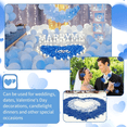 thumbnail image 5 of 1000 Pack Rose Petals, Artificial Fake Rose Petals Decoration, Great for Romantic Night, Engagement, Party, Event Flower Decorations, Marry Me Proposal Weddings, 1.77x1.77inch, Blue, 5 of 6
