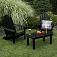 thumbnail image 2 of Highwood 3-pc Classic Westport Adirondack Set with 1 Classic Westport 24" W x 48" L Conversation Table - Outdoor, Eco-friendly, Synthetic Wood, 2 of 8