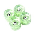 thumbnail image 3 of MAGIDEAL 4 Pieces Skateboard Wheels Longboard Wheels Transparent PU Luminous Smooth Parts Green, 3 of 8