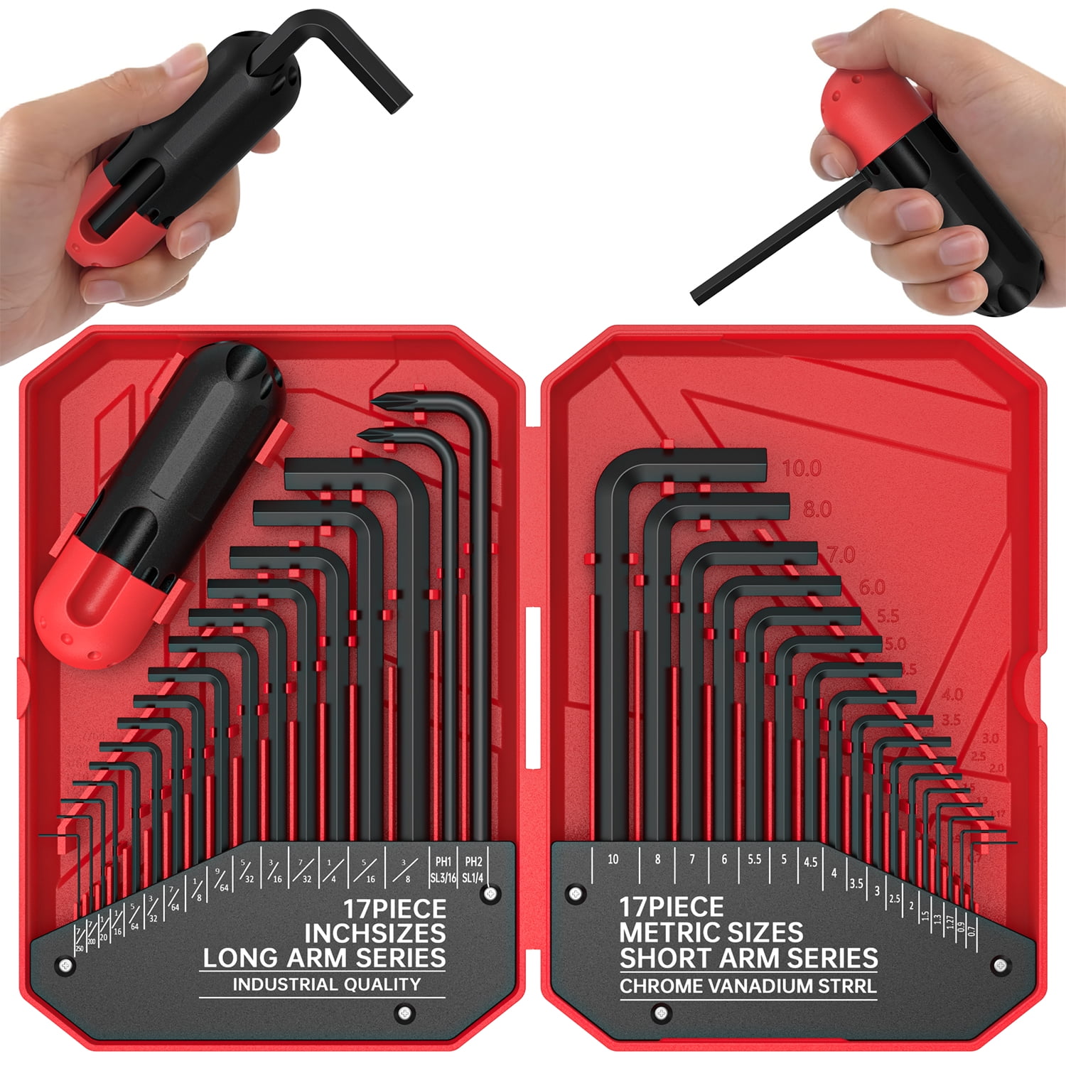 Xueyu 35-Piece Hex Key Set with Storage Case photo 1
