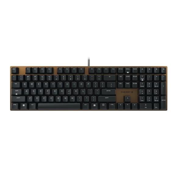 Teclado mecánico con cable Cherry KC 200 MX con switches marrones