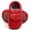Bright Red, variant on Leather Baby Moccasins Hard Soled Tassel Crib Toddler Shoes for Boys and Girls