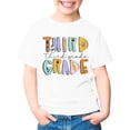 thumbnail image 3 of Third Grade Girls T Shirts Short Sleeve Back to School Prints Shirt Crewneck Kids Clothes 3-14 Years, 3 of 7