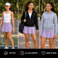 thumbnail image 6 of RBX Girls Skorts - 2 Pack Pleated Scooter Skort Tennis Golf Skirt with Bike Short Lining (7-16), 6 of 7