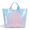 Blue Pink Stripe, variant on PVC Tote Bag for Women,Plastic Tote Bags for Shopping,Travel,Work,Classic Woman Handbags with Inner Pocket,Eco-Friendly Gift Bag for Ladies,Mom,Sister,Besties(Orange Pink Stripe)