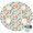Pioneer Flower Floral-3, variant on Pioneer Flower Floral Print Pattern Round Fitted Tablecloth with Elastic Edge, Waterproof Dining Table Cover for Indoor Outdoor Camping and Daily Use