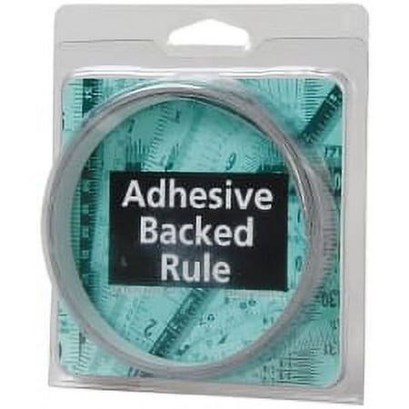 

12 Ft. Long x 1/2 Inch Wide 1/16 Inch Graduation Silver Mylar Adhesive Tape Measure