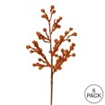 thumbnail image 3 of Vickerman 17" Copper Glitter Berry Artificial Christmas Spray. Includes 6 sprays per pack., 3 of 3
