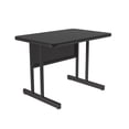 thumbnail image 2 of Correll Cs2448-07 High Pressure Top Computer Keyboard Height Work Station 26 Inch - Black Granite, 2 of 4