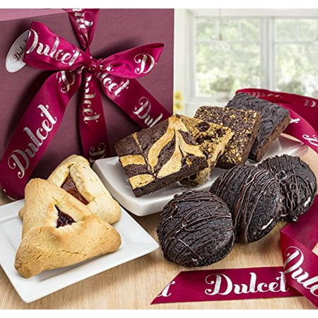 Gourmet Cookies And Brownies - Dulcet's Thank You Cookie and Brownie Combo Gift Basket Treats!