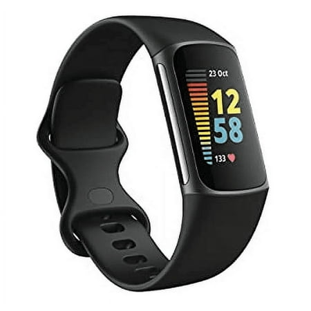 Fitbit FB421BKBK Charge 5 Advanced Fitness & Health Tracker - Graphite