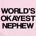 thumbnail image 2 of CafePress - World Okayest Nephew Infant Bodysuit - Baby Light Bodysuit, Size Newborn - 24 Months, 2 of 4