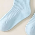 thumbnail image 5 of Toddler Girls Knee Hight Stocking Solid Color Bowknot Soft Long Socks 2-8 Years, 5 of 6