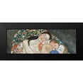thumbnail image 2 of Klimt, Gustav 14x7 Black Modern Framed Museum Art Print Titled - Death and Life, 2 of 5
