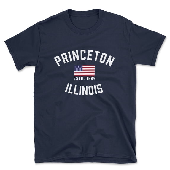 Princeton Illinois Patriot Men's Cotton T-Shirt
