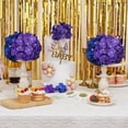 thumbnail image 5 of 10 Pcs Purple Hydrangea Silk Fake Flowers, Full Artificial Flowers Heads with Stems for DIY Home Wedding Bridal Shower Baby Shower Shop Party Decor, 5 of 7