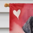 thumbnail image 3 of Flat-Coated Retriever My Valentine House Flag 28 in x 40 in, 3 of 7