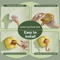 thumbnail image 7 of Clearance! JWDX Hooks, Traceless Hook, Sunflower Shaped Suction Cup Hooks for Hanging Without Drilling Leaving No Marks. Strong Vacuum Suction Hooks for Kitchen Living Room and Bathroom., 7 of 7