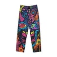 thumbnail image 2 of Fotbe Neon Graffiti Urban Art Men's Pajama Pants,Sleepwear Pants,Pj Bottoms Drawstring And Pockets-Large, 2 of 7