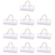 thumbnail image 1 of Caja de embalaje de pastel Kearding transparente portátil 10 piezas contenedor de postre rectangular, 1 of 6