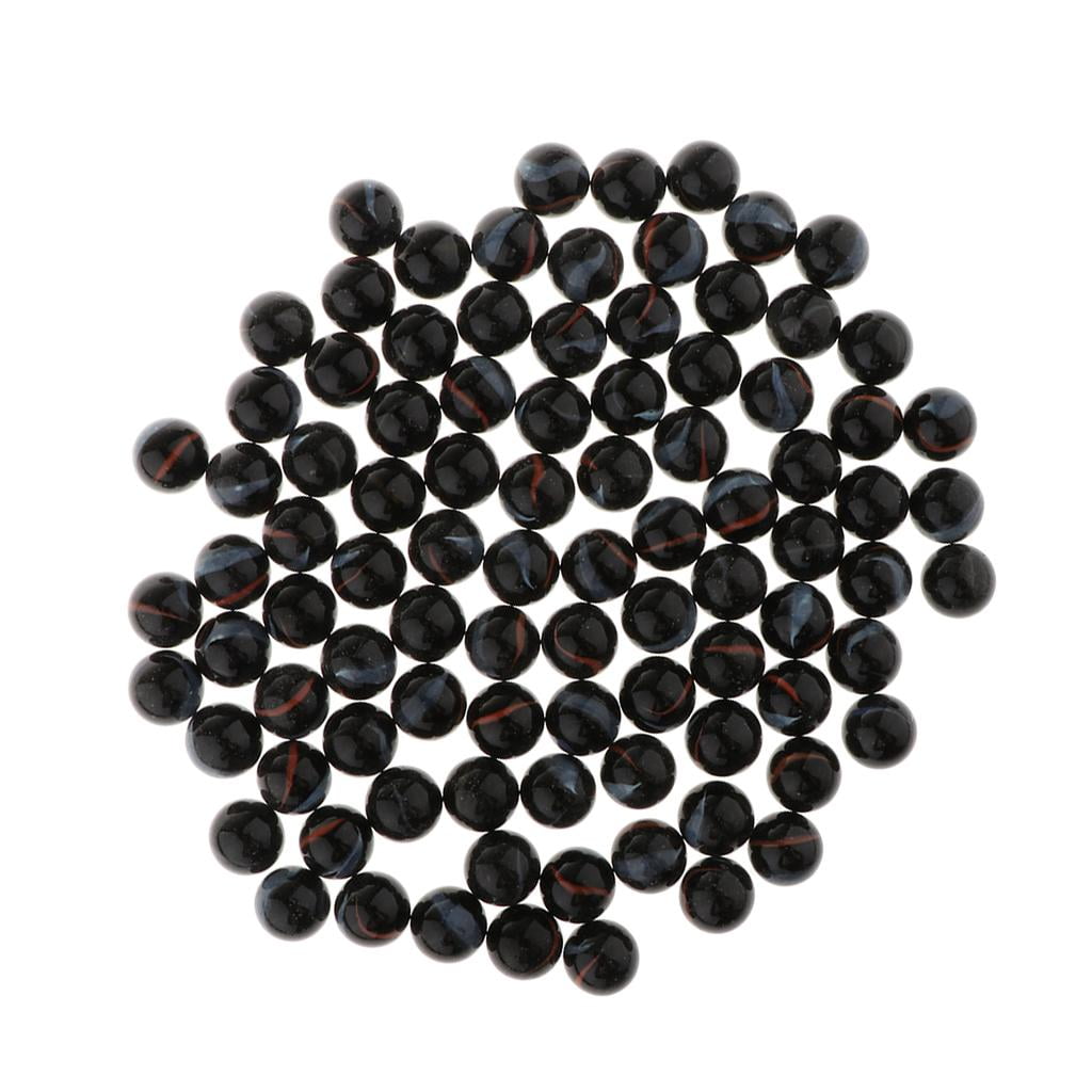 40 Billes Qui Brillent Dans Le Noir – Verre Coloré 16 Mm, 10 Couleurs, Jeu De Piste, Décoration Vase, Enfant