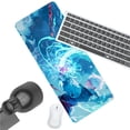 thumbnail image 4 of WISHTIME Gaming Mouse Pad Cold boy with Silver Hair Large Extended Keyboard Mat for Work and Gaming Oversized Mouse Pad(31.5x11.8x0.08Inch), 4 of 7