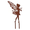 thumbnail image 3 of Mosiee Captivating Fairy Silhouette Metal Iron Garden Sculpture For Outdoor Use, 3 of 9