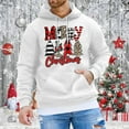 thumbnail image 2 of CONZONE Christmas Men's Hoodies Xmas Letter Hoodie for Men Graphic Long Sleeve Pullover Hooded Sweatshirt Soft Fall Winter Sweatshirts With Pocket, 2 of 4
